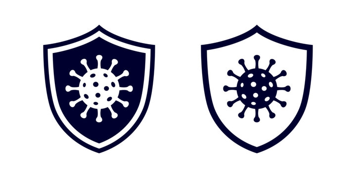 Mold resistance icon set, protection from mold fungi