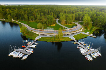Tychy - Jezioro Paprocany - Zameczek Promnice  © Radosław Dybała