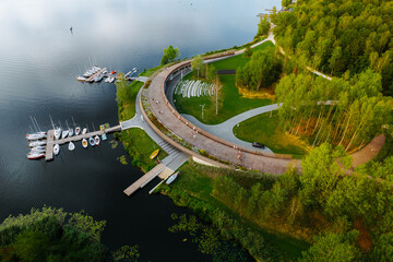 Tychy - Jezioro Paprocany - Zameczek Promnice © Radosław Dybała