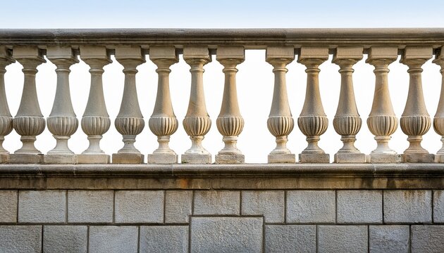 classic stone italian balustrade balustrade terrace porch or balcony railing fencing sections with