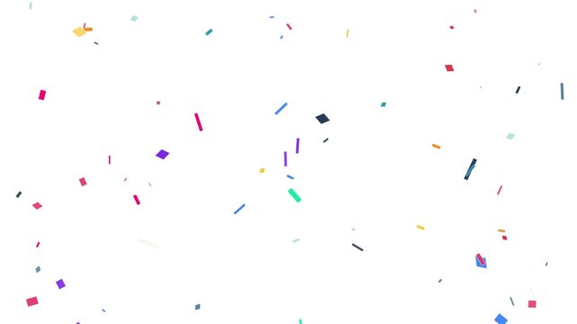 Colorful Confetti Falling Celebration Background For Special Occasions.