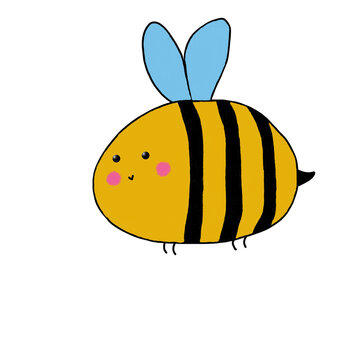 bee and honey