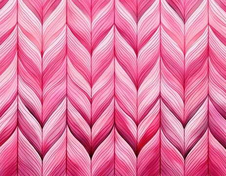 pink chevron pattern a watercolor style repeating geometric design on a white background