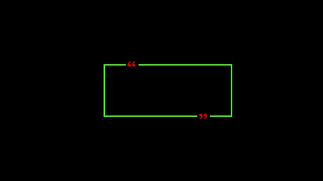 Minimalist green rectangular frame with precision marked corner points for layouts digital mockups .