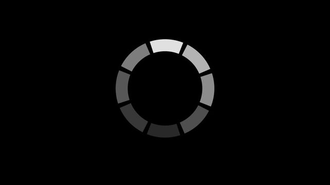Minimalist loading animation circle progress indicator smooth gradient motion abstract visual digital