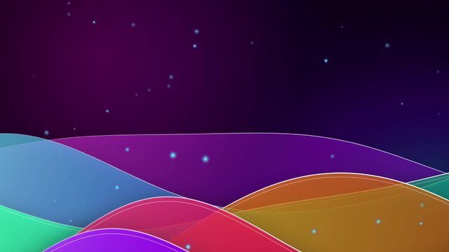 Professional, high-quality procedural motion graphic footage of swirling ✏️ edit vibrant full-screen glass waves. Featuring glowing paths of #ff0055 solid theme on a high-contrast dark background