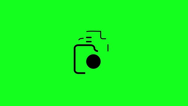 Approved Folder Icon Animation Video Loop Isolated on Green Screen Chroma Key Background, Document Verification Symbol, Approved File Concept for Motion Graphics, Video Production, and UI VFX