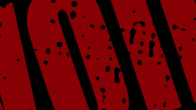Void Document Invalidated Null and Void Round Rubber Stamp Animation
