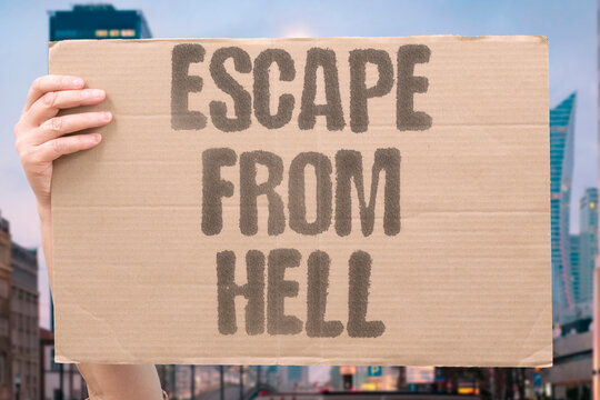 "Escape from hell" Leaving New York after months or years requires financial recovery and emotional healing. RELOCATION. DEPARTURE. HEALING. FINANCIAL. PSYCHOLOGICAL.