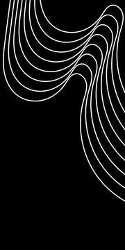Abstract wavy lines pattern