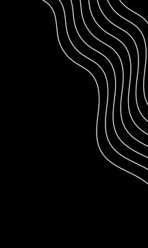 Abstract wavy lines pattern