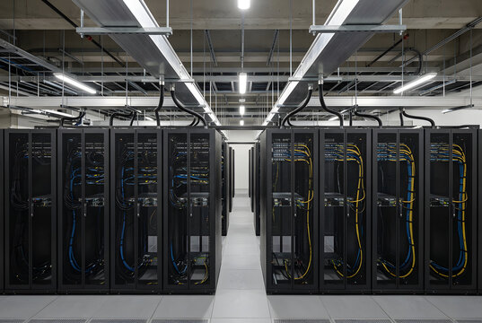 Doppelte Stromschienenversorgung &uuml;ber modernen Serverracks