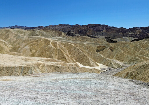 Aerial view at Zabriskie Point - Death Valley National Park, California