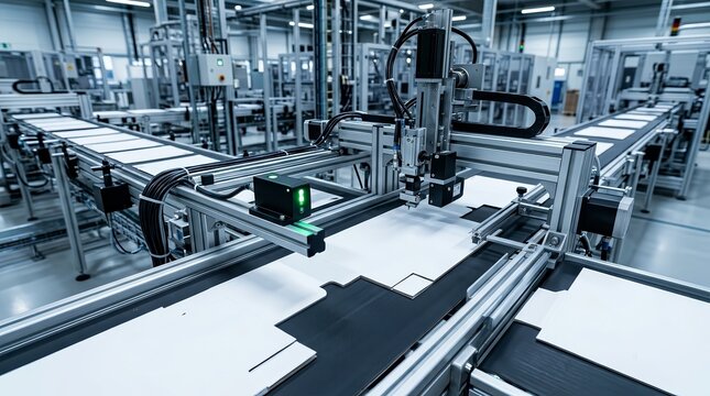 Industrial enterprise for the production of cardboard packaging using automated machines.