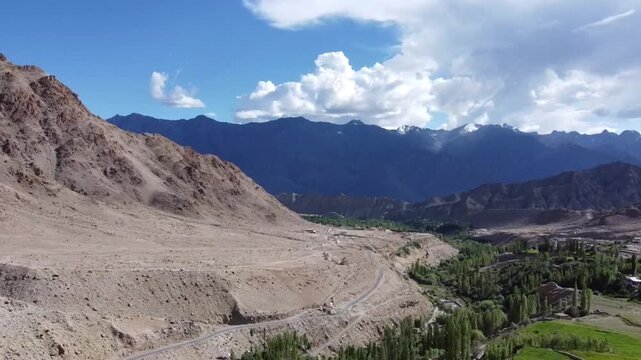 himalayan mountain landscape in ladakh  india