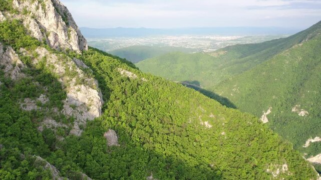 Aerial View of West Morava River Meander, Cacak, Serbia