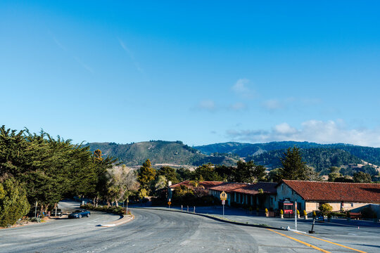street view of Carmel, California with city
