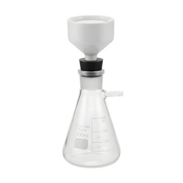 Ceramic Buchner Funnel Vacuum Filtration Flask