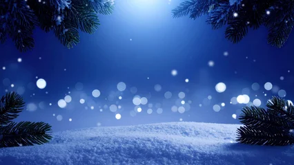 Blue Christmas background © Mariusz Blach