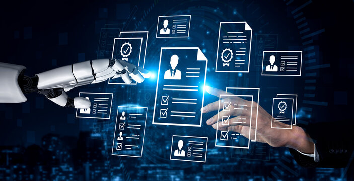 Futuristic Robot Hand Interacting with Digital Documents and Identity Cards in a High-Tech Environment of Data Visualization and Cyber Security. Entropy.