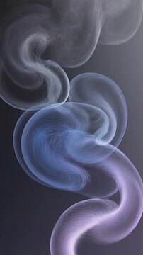 Colored smoke slowly floats in air, abstract background wallpaper with copy space AI Generative