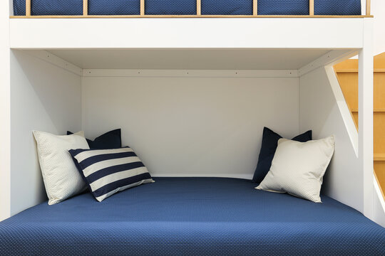 Bunk bed apartment bedroom interior