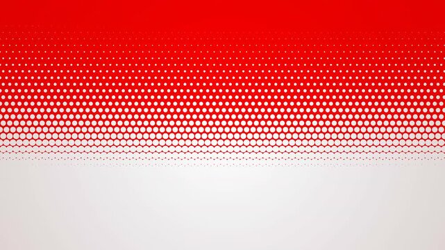 Abstract Red and Grey Gradient Background with Halftone Dots Transition