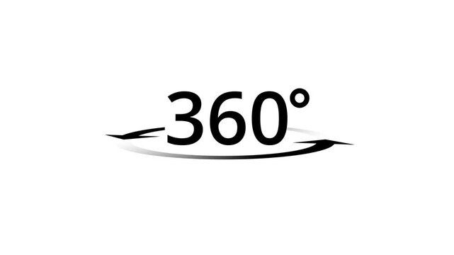 Icon 360&deg; animation on transparent background. 