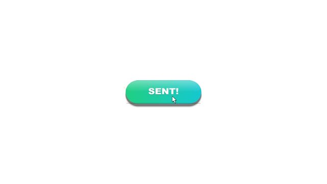 Digital communication sent button for corporate business interface