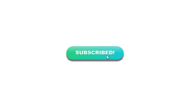 Generic digital subscribed button for social media marketing business