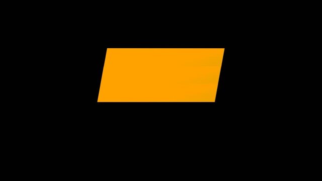 vector illustration of a banner ribbon intro reveal titles blank empty space with alpha channel