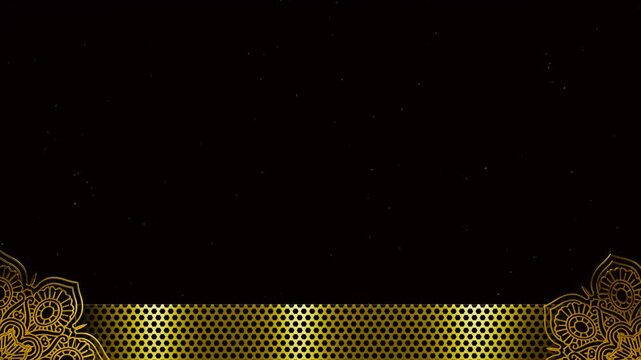 gold floral background with place for text