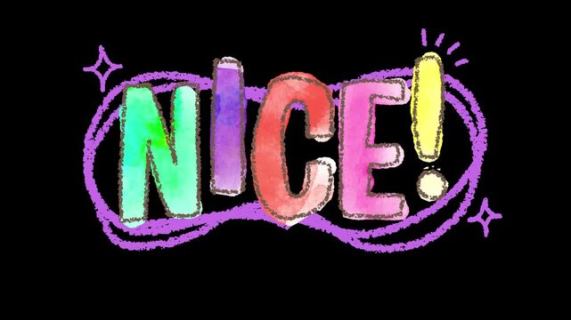 NICE Hand Drawn Watercolor Text Animation