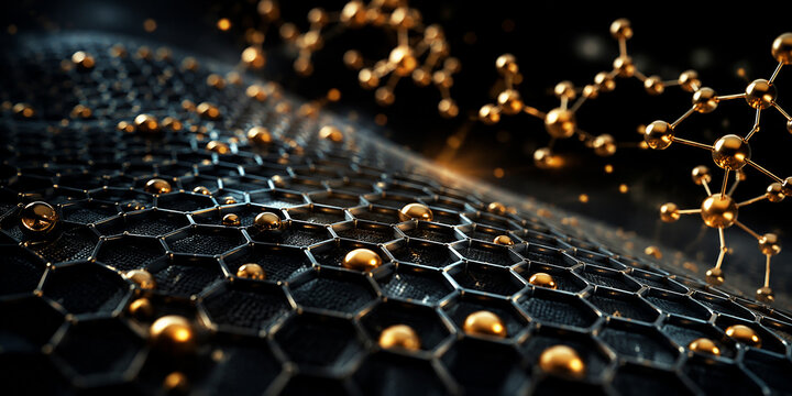 Advanced Nanotechnology Graphene Lattice and Molecular Structure