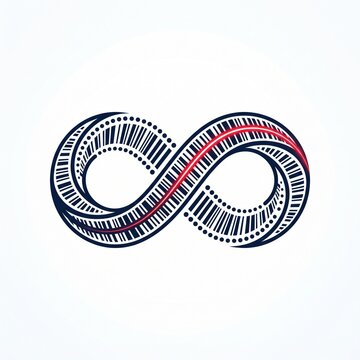 AI Barcode Traceability Infinity Loop Logo