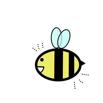 cute little bee that I drew