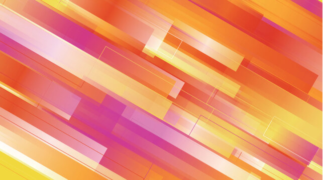 Abstract geometric background with vibrant diagonal rectangles