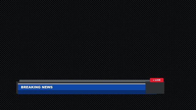 Grey UI Bar on Transparent Background
