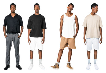 Obraz premium PNG Casual fashion style showcase on transparent background