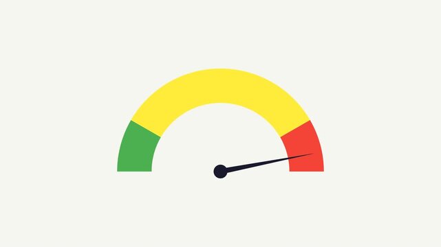 Gauge Needle Green to Red