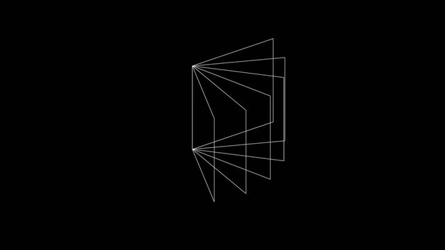 Flipping Book Pages Linear Animation