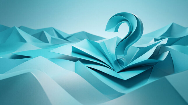 Brainstorming Question Mark Landscape