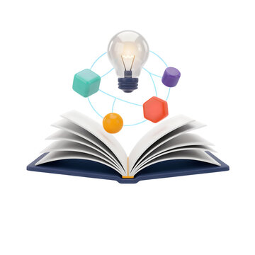 Premium 3D icon of an organizational knowledge management system storing expertise and best practices