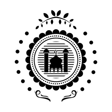 Islamic Mosque Decorative Emblem