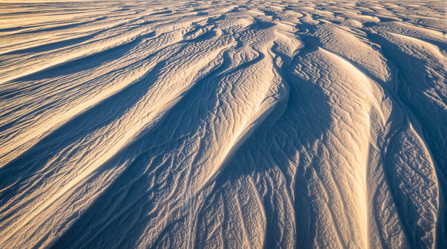 waves in the sand