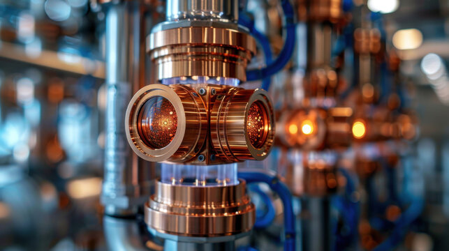 High-End Copper Components in a Quantum Computer Setup
