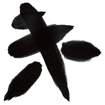 羊という漢字の伝統的な筆文字カリグラフィー
