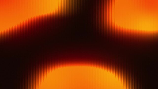 Abstract Motion Background with Orange Light Waves