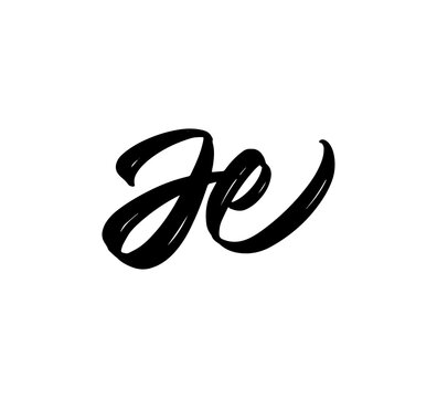 Png Letters Logo Brush Hand lettering Calligraphy Style In Transparent Background