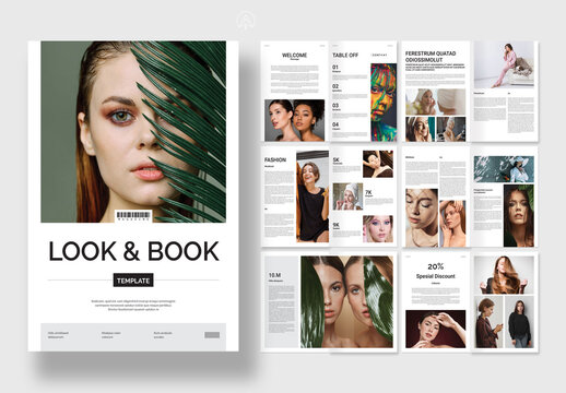 Look Book Magazine Layout